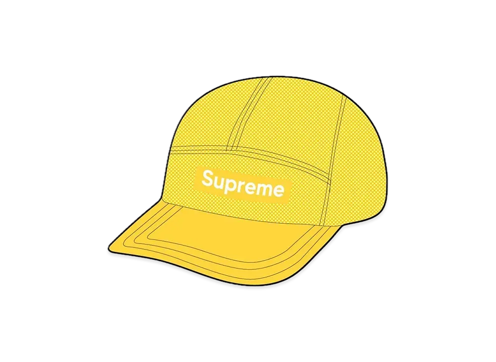 Supreme Mesh Cordura Camp Cap "Yellow"