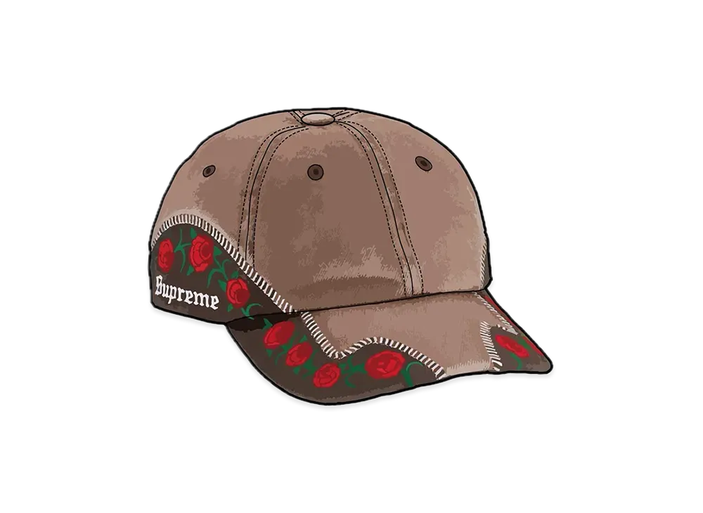Supreme Roses 6-Panel "Brown"