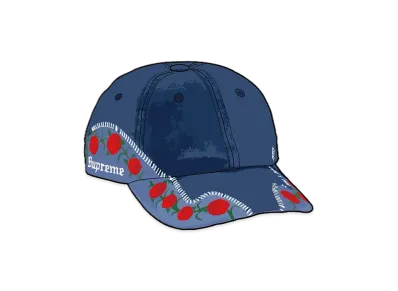 Supreme Roses 6-Panel "Indigo"