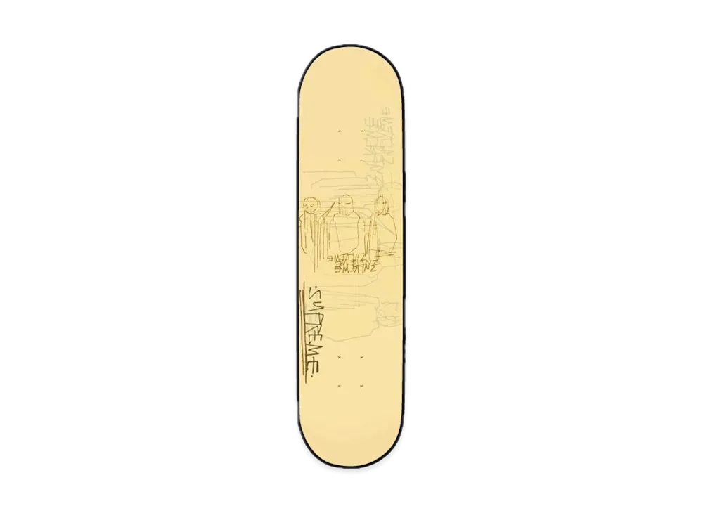 Supreme Three Kings Skateboard "Cream"