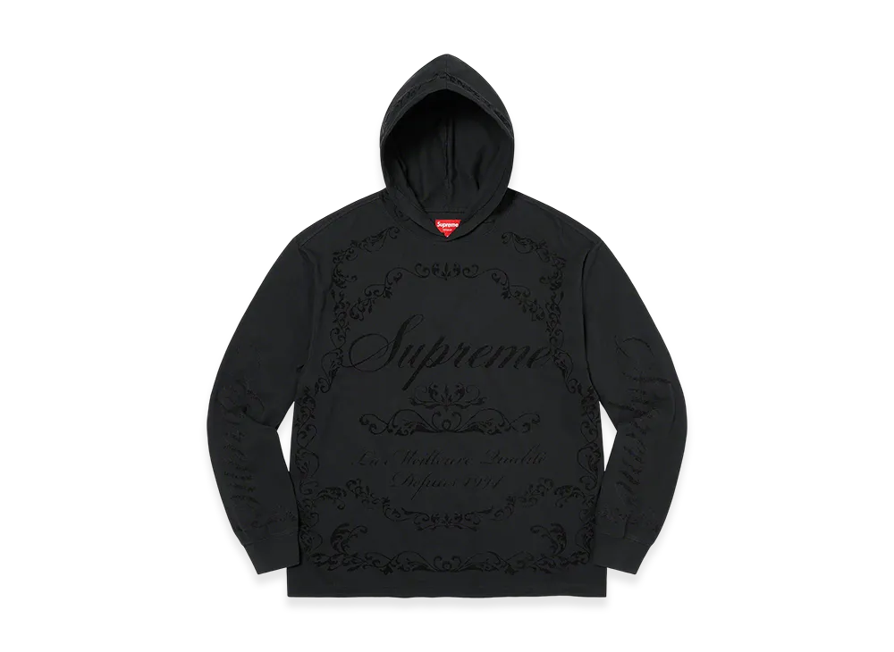 Supreme Celebre Hooded L/S Top "Black"