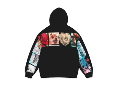 Supreme Spread Zip Up Hooded Sweatshirt "Black"