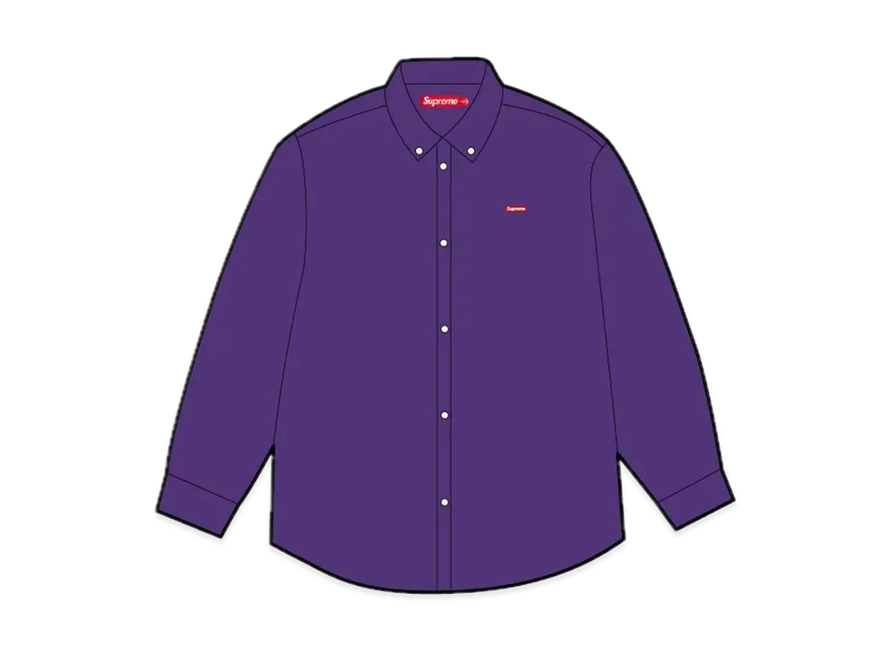 トップス 24ss Supreme small box Shirt Washed Blue Supreme Small Box Shirt 