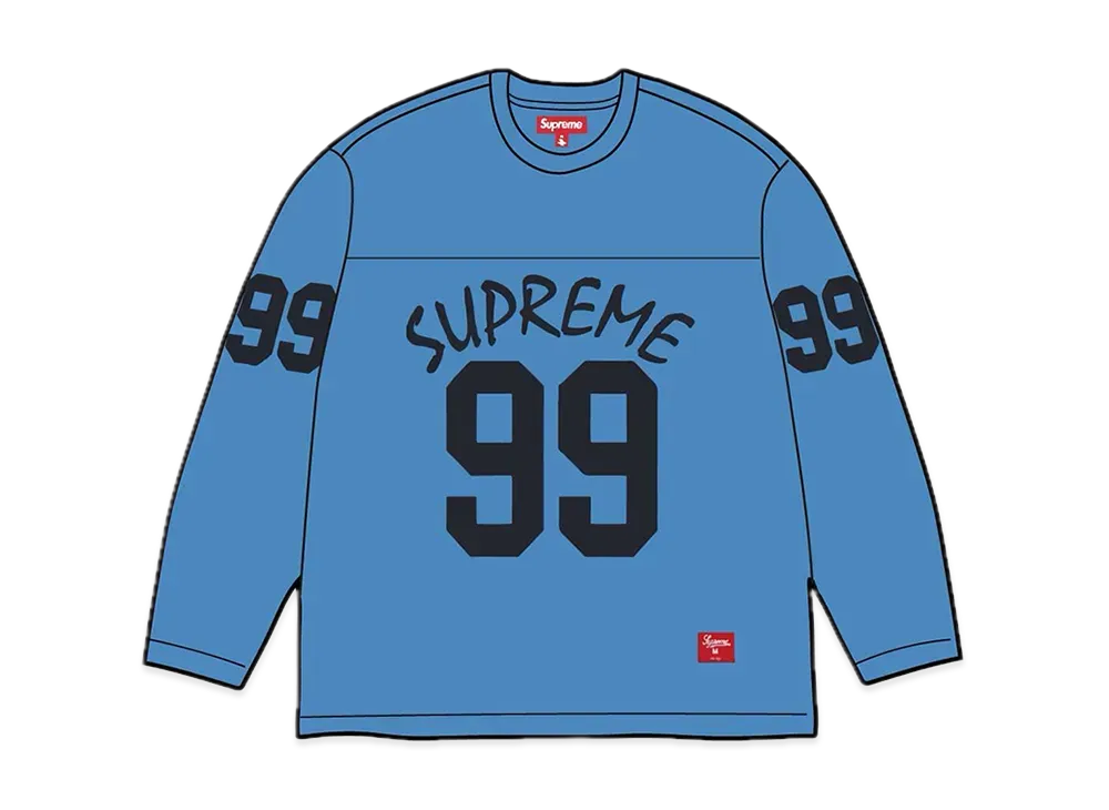 Supreme 99 L/S Football Top "Blue"