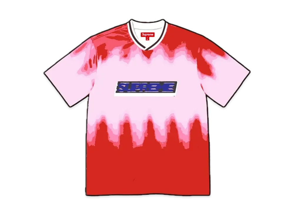 Supreme Blur Soccer Jersey "Red"