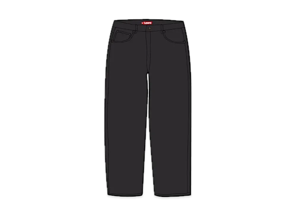 Supreme Stone Washed Black Slim Jean "Washed Black"(24SS)