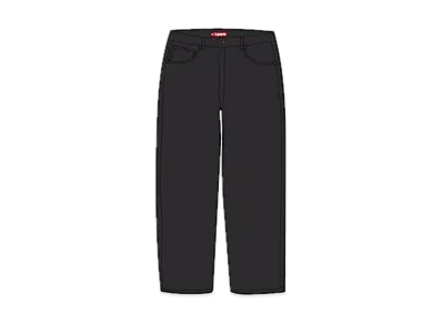 Supreme Stone Washed Black Slim Jean "Washed Black"(24SS)