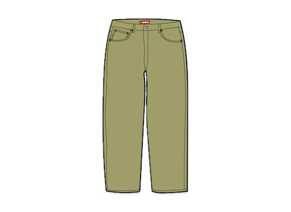 Supreme Baggy Jean "Light Olive"(24SS)