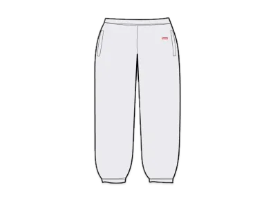 Supreme Small Box Sweatpant "Ash Grey"(24SS)