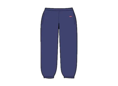 Supreme Small Box Sweatpant "Washed Navy"(24SS)