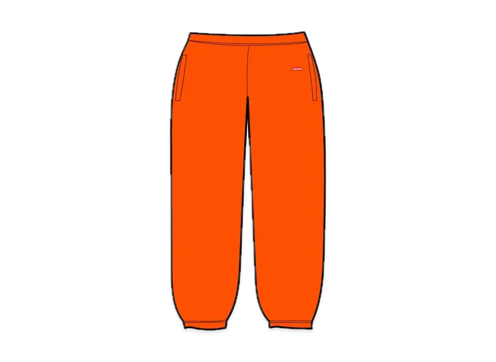 Supreme Small Box Sweatpant "Bright Orange"(24SS)