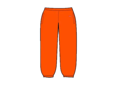 Supreme Small Box Sweatpant "Bright Orange"(24SS)
