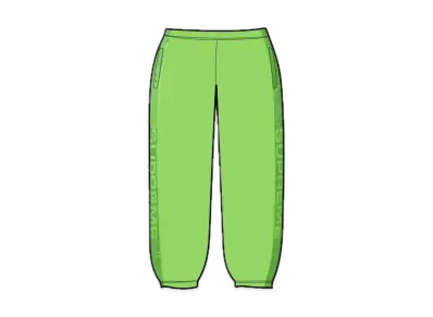 Supreme Jacquard Stripe Sweatpant "Bright Green
"