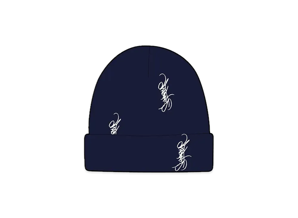 Supreme Tag Beanie "Navy"