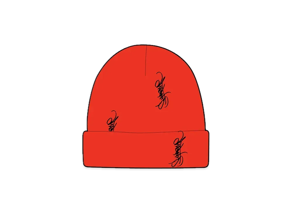 Supreme Tag Beanie "Bright Orange"