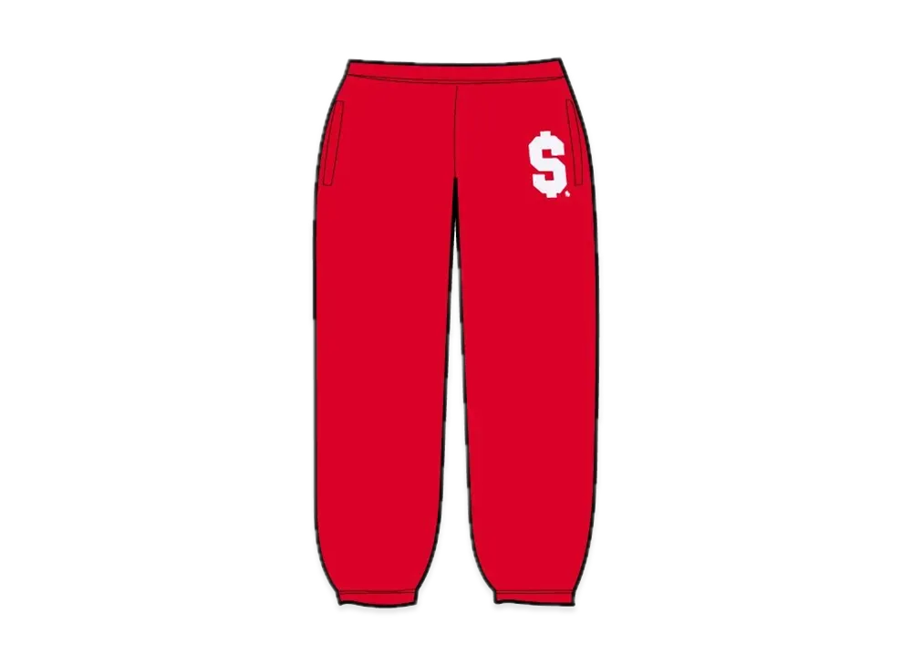 Supreme $ Sweatpant "Red"