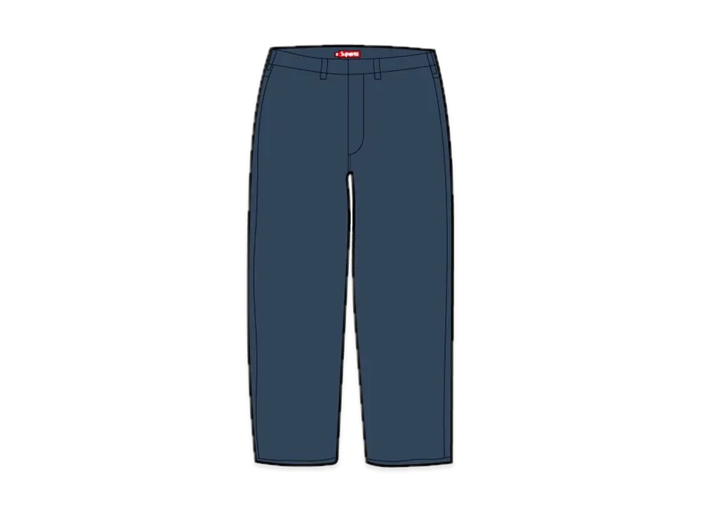 Supreme WORK PANTS w34 美品 ネイビー