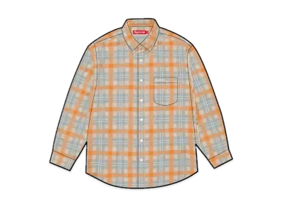 Supreme Plaid Flannel Shirt "Tan" (24SS)