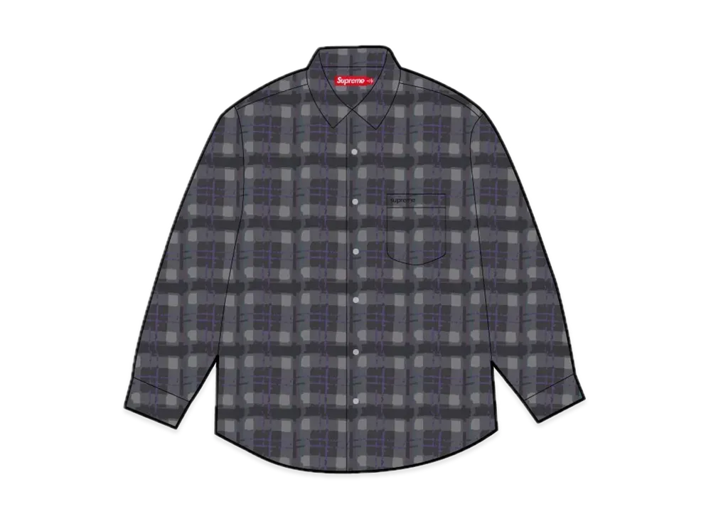 Supreme Plaid Flannel Shirt 