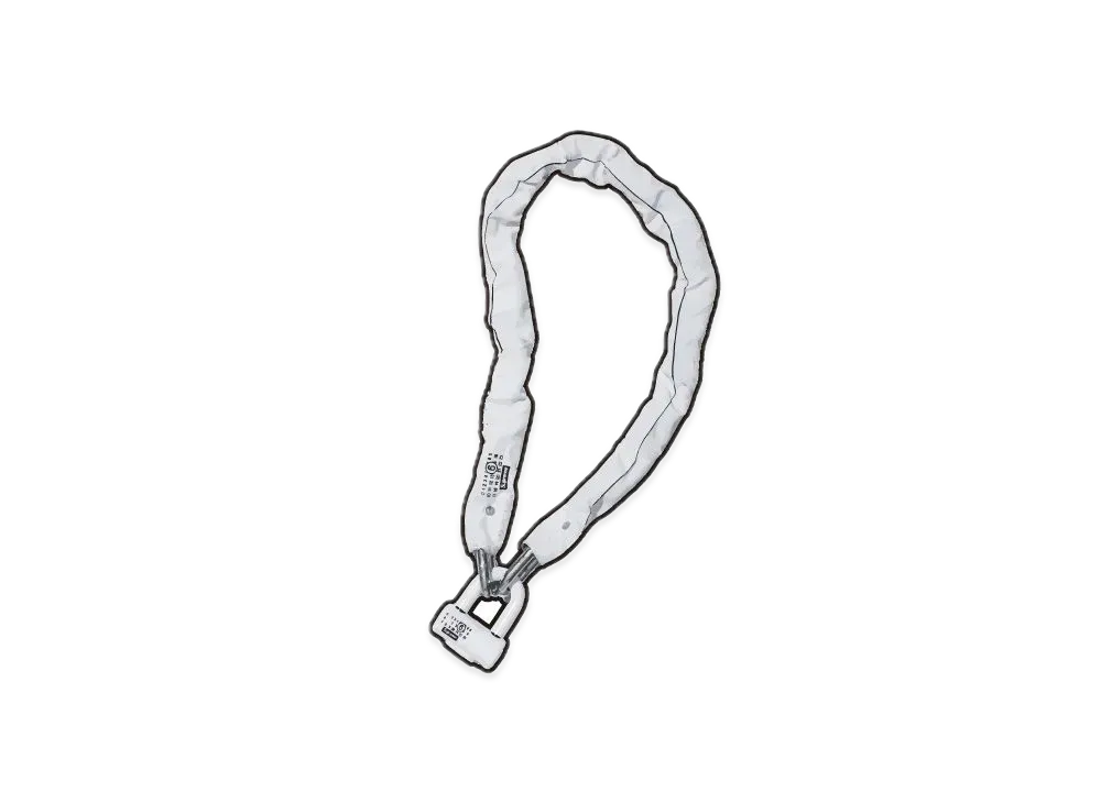 Supreme x MM6 Maison Margiela Kryptonite Chain + Disc Lock "White"