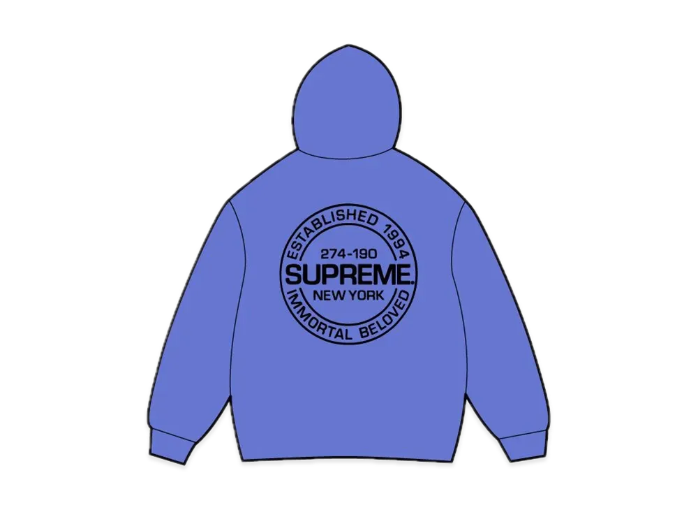 Supreme Immortal Hooded Sweatshirt "Violet"