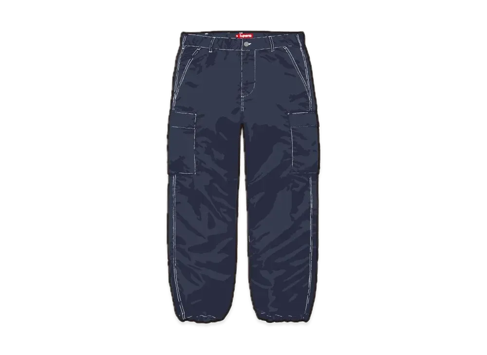 シュプリーム ナイロン カーゴ パンツ "ネイビー"