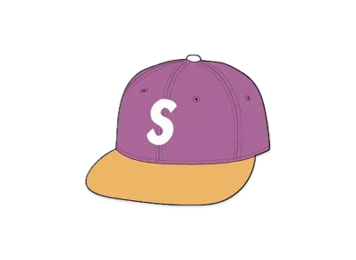 Supreme 2-Tone S Logo 6-Panel "Dusty Purple"