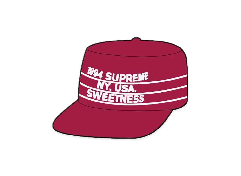 Supreme Pro Bowl Pillbox Hat "Cardinal"