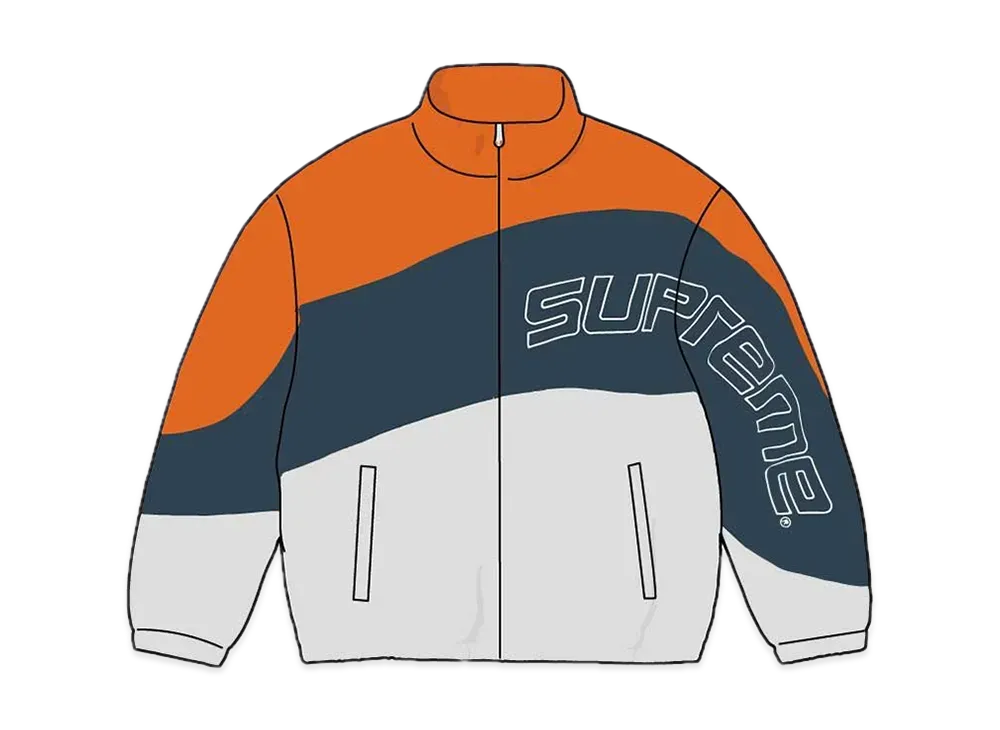 Supreme Curve Track Jacket "Grey"