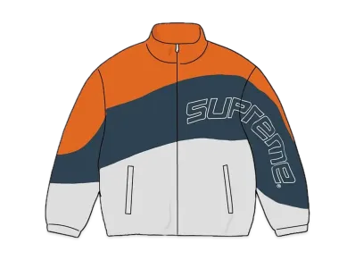 Supreme Curve Track Jacket "Grey"