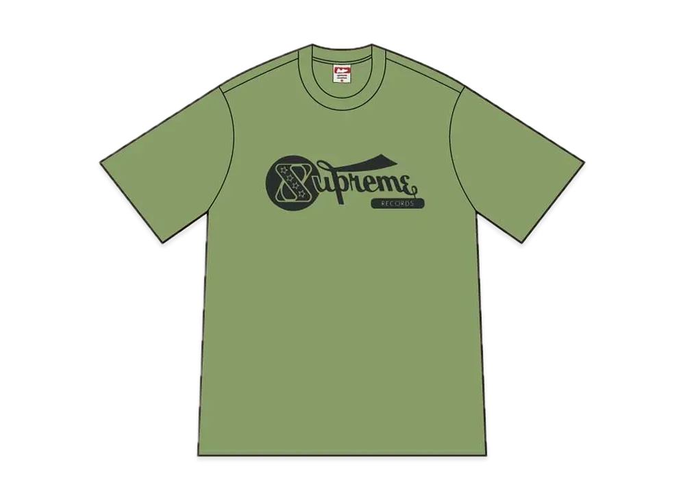 Supreme Records Tee "Moss"