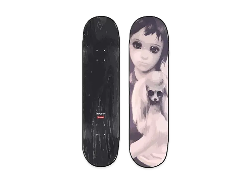 Supreme Margaret Keane Best Friends Skateboard "Grey"