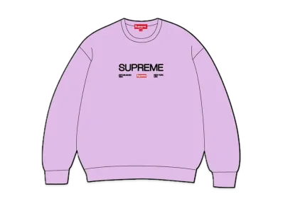 Supreme Established Crewneck "Violet"