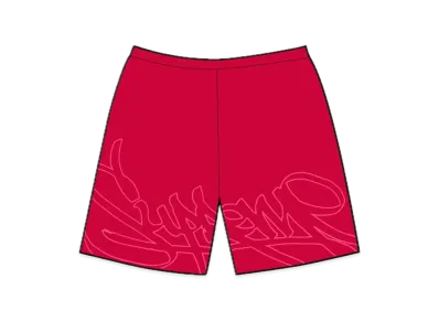 Supreme Tag Water Short "Red"