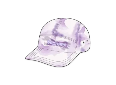 Supreme Bleached Chino Camp Cap "Purple"
