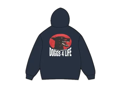 Supreme Doggs Hooded Sweatshirt "Navy"