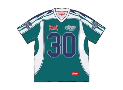 Supreme Sudden Death Football Jersey "Teal"