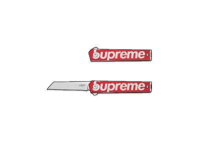 Supreme x CRKT CEO Microflipper Pocket Knife "Red"