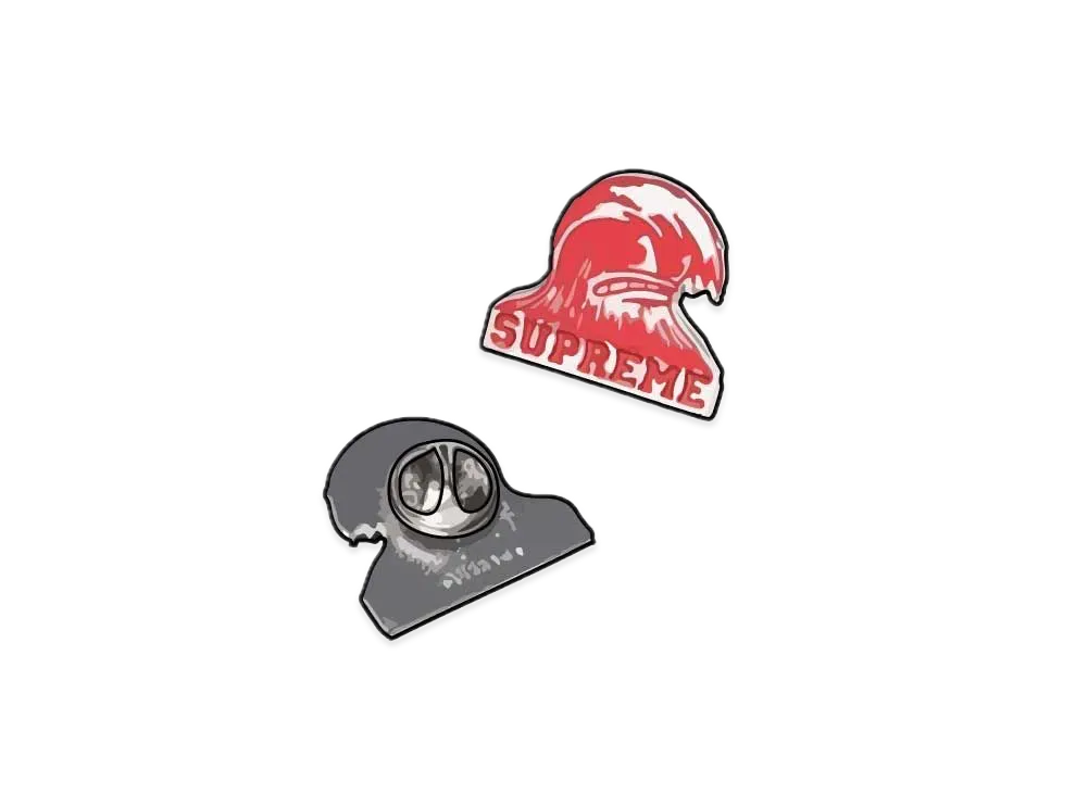 Supreme Wave Pin "Red"