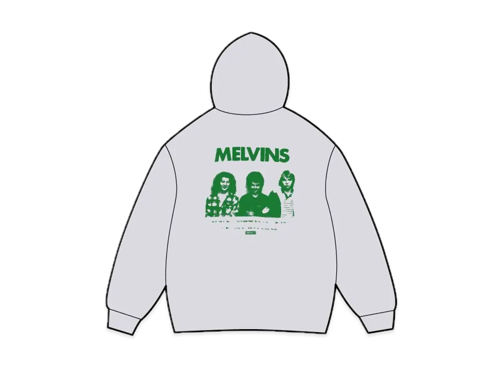 Supreme x Melvins Hooded Sweatshirt "Ash Grey"