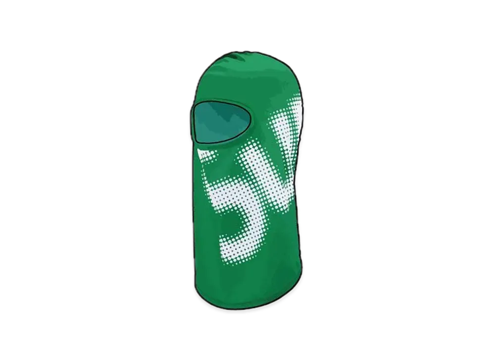 Supreme Halftone Lightweight Balaclava "Green"