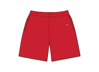 Supreme Overdyed Small Box Sweatshort "Red"