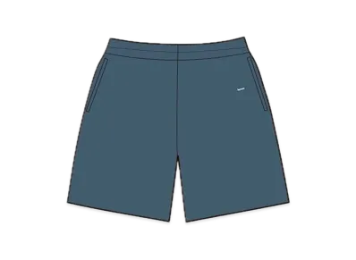 Supreme Overdyed Small Box Sweatshort "Dark Slate"