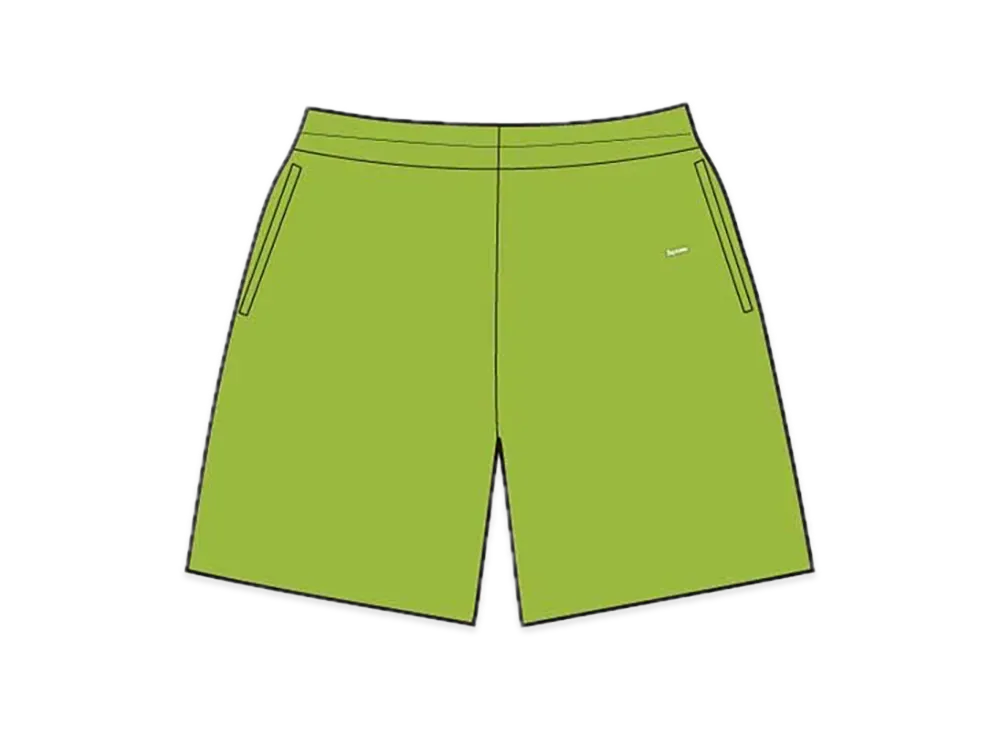 Supreme Overdyed Small Box Sweatshort "Lime"
