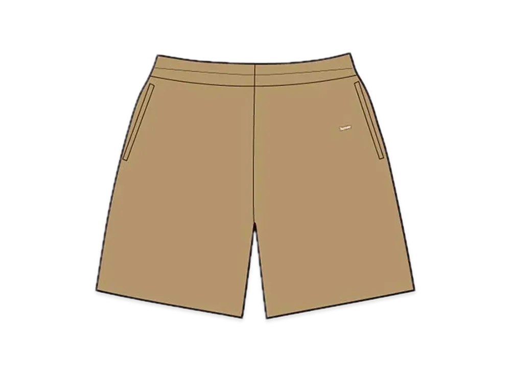 Supreme Overdyed Small Box Sweatshort "Sand"