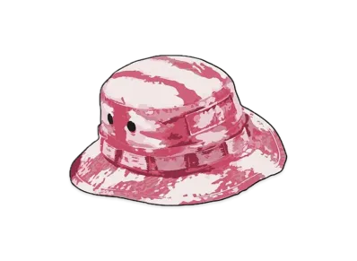 Supreme Bleached Chino Boonie "Red"