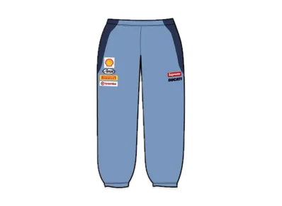 Supreme x Ducati Track Pant "Light Blue"