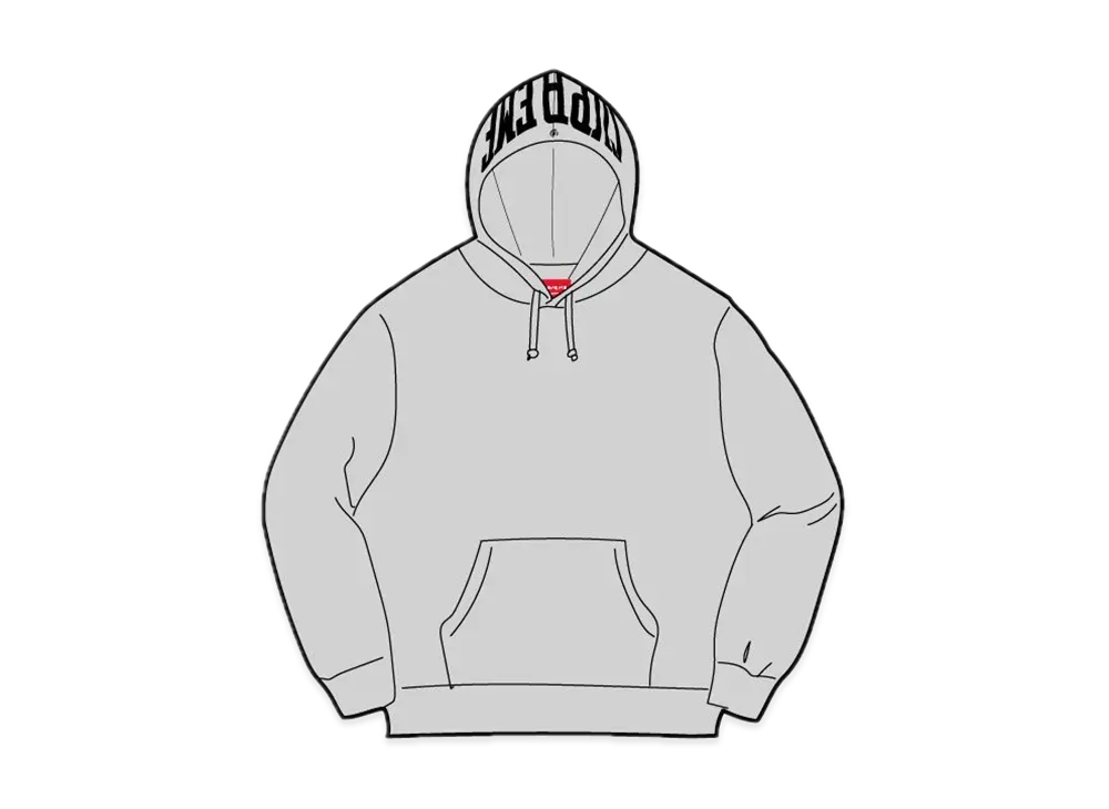 シュプリーム ウォーム アップ フーディー スウェットシャツ "ヘザー グレー"