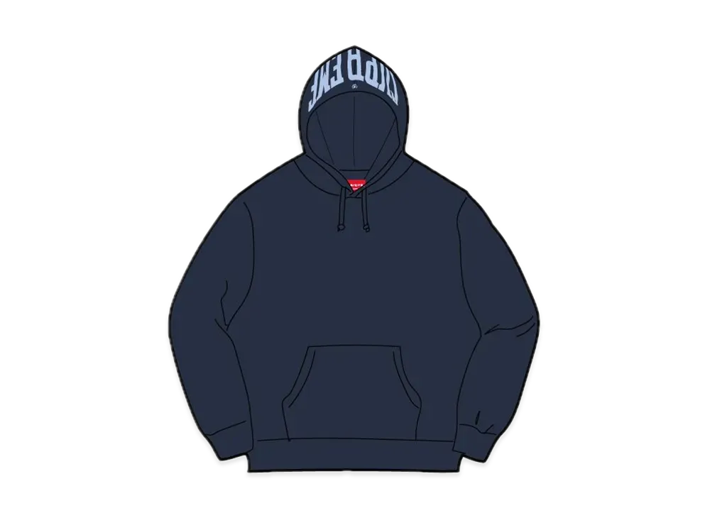 Supreme Warm Up Hooded Sweatshirt "Navy"