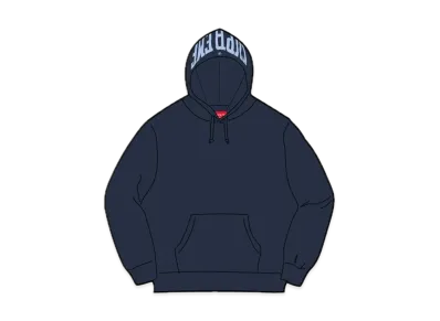 Supreme Warm Up Hooded Sweatshirt "Navy"